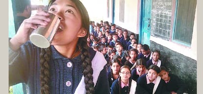 students fell sick just after taking medicine at school.
