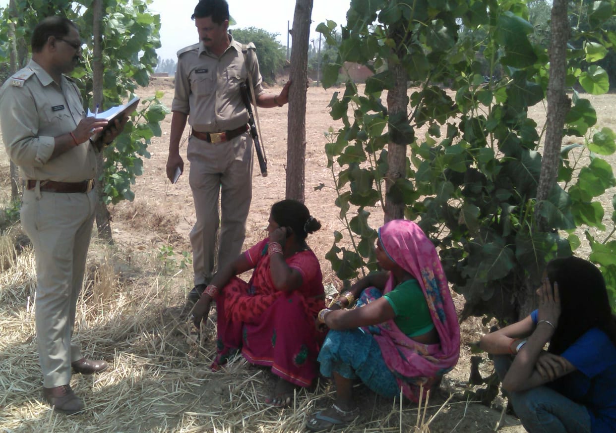 Pressed in a haystack The young man 's body found