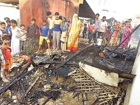 Thousands of fire ash goods in two stores