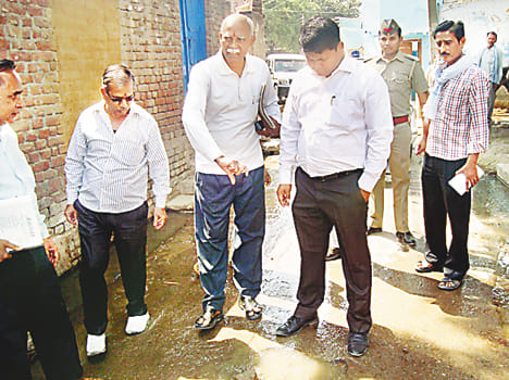 As soon as the water supply leakages shedding