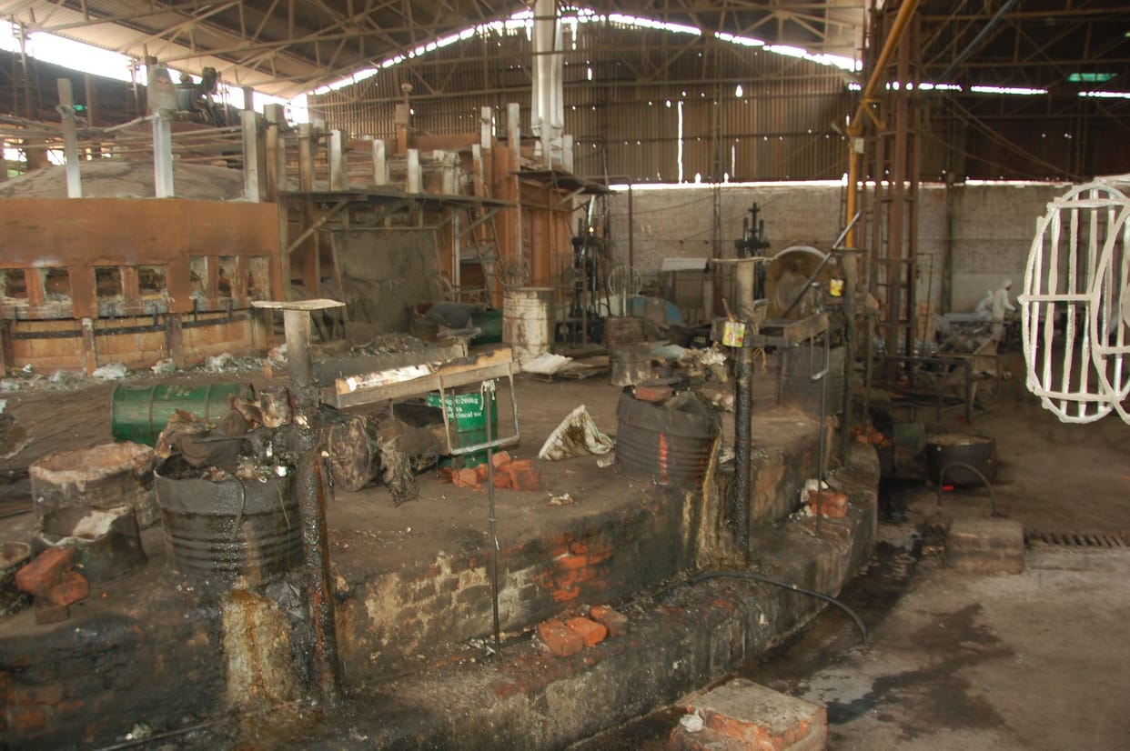 Every day millions of factories burnt gas