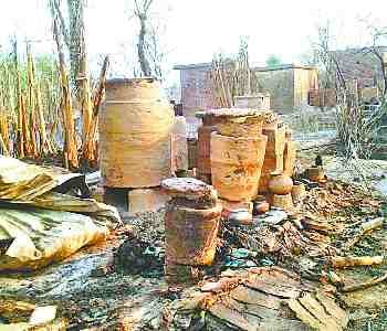 A fire burned 92 houses