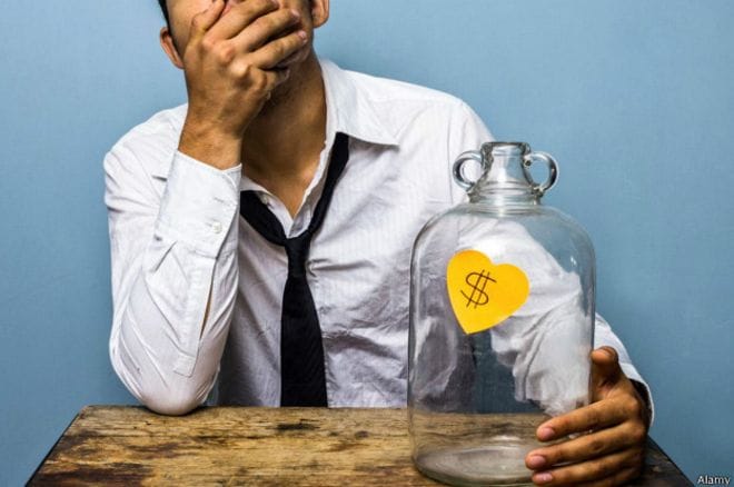 What do yoy when you loss all money?