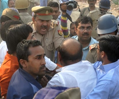 SP MLA buildings demolished in UP.