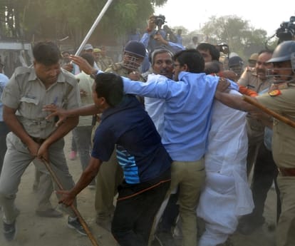 SP MLA buildings demolished in UP.