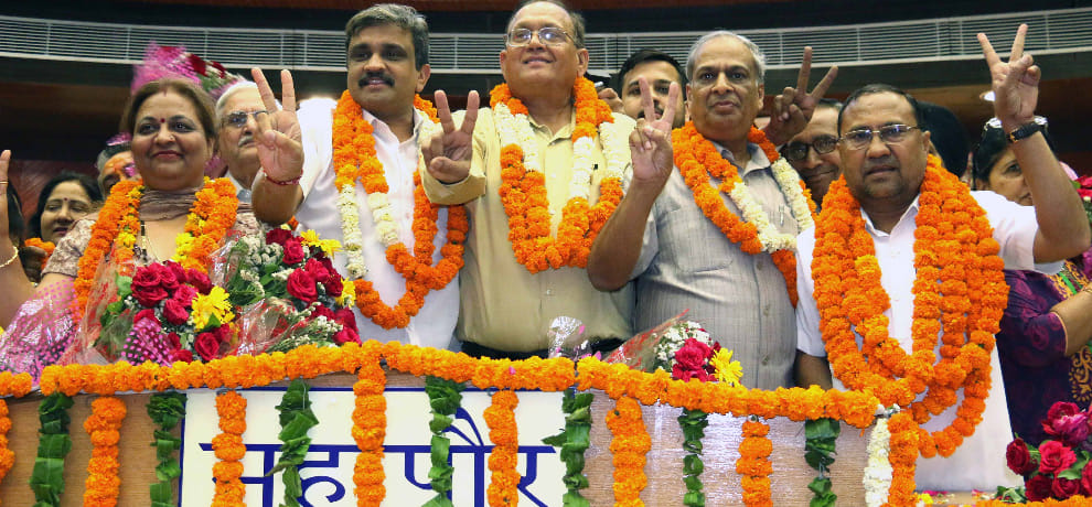 bjp won north delhi corporation election 