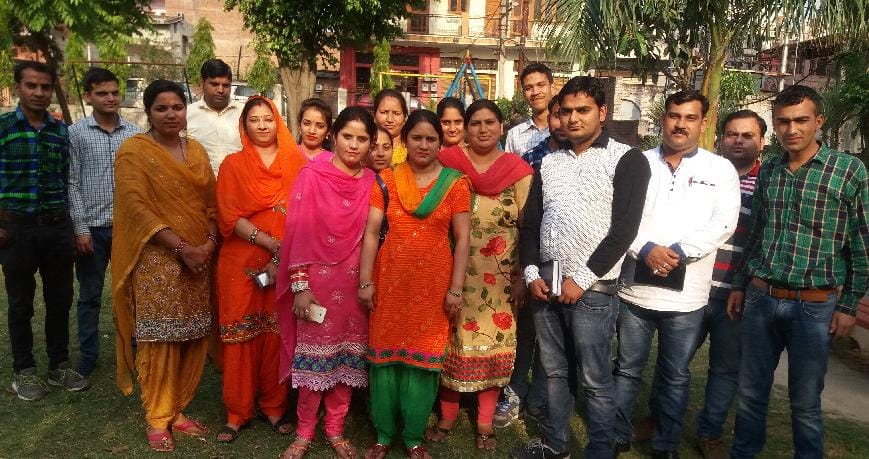 meeting of outsource employees