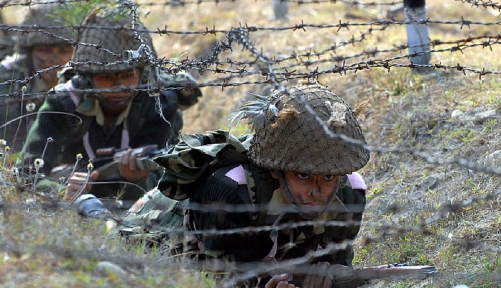 laser beam installed on indo-pak border