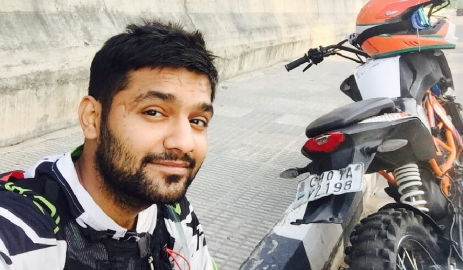 Biker Mohit Verma will participate in saboja bike rally