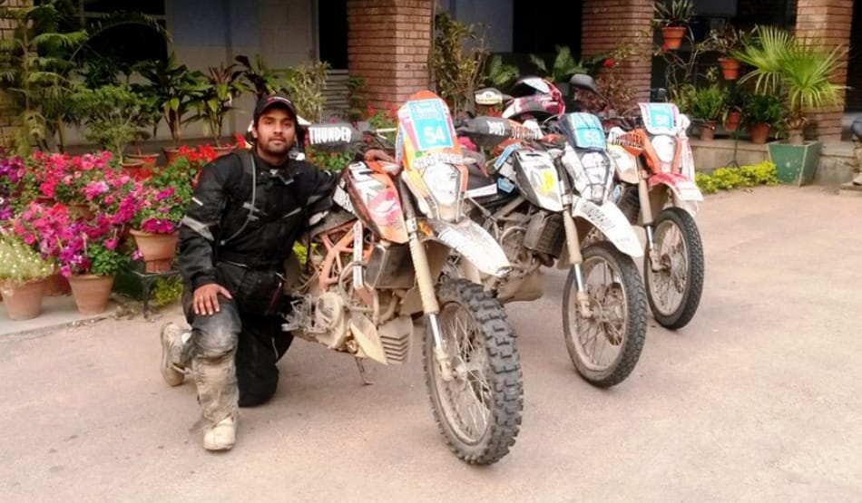 Biker Mohit Verma will participate in saboja bike rally