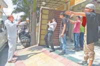 film shooting, sethan, mohalla, kaithail, harayana
