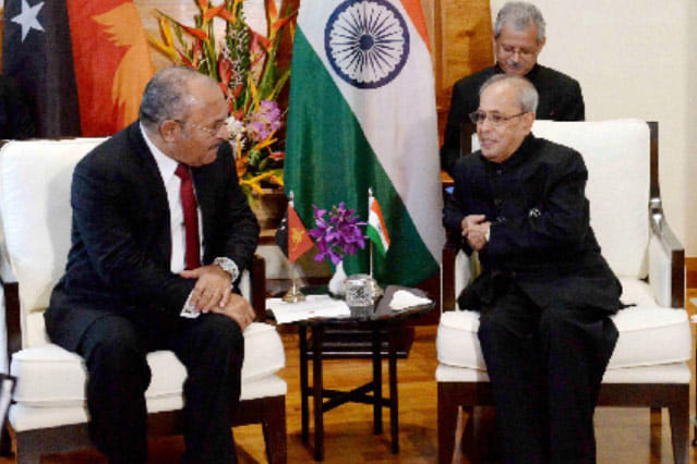 President Pranab reaches PapuaNew Guinea