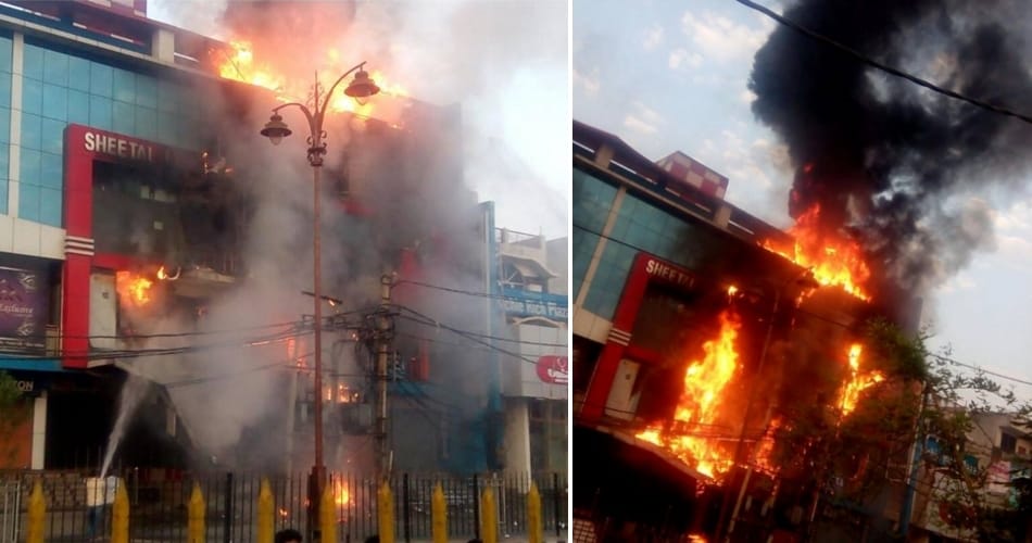 fire incident, rohtak fire incident, sheetal complex fire incident, rohtak fire