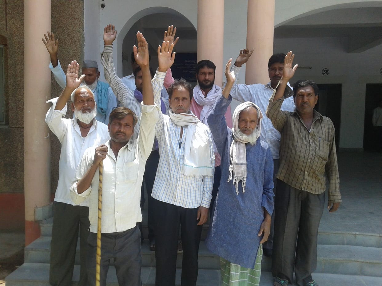 villagers Angry on land leas