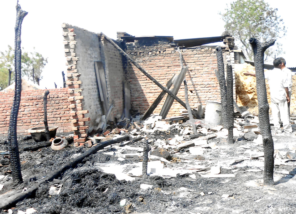 Fire: 50 home burned