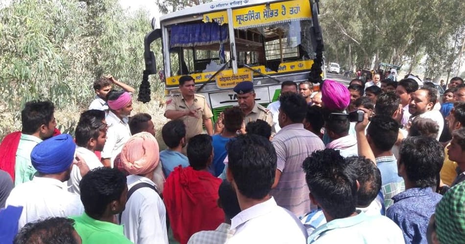 bus accident, bike accident, boy died in accident, fatehabad accident, haryana