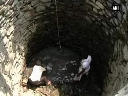 Drought-hit villagers left to survive on muddy water in Nagpur