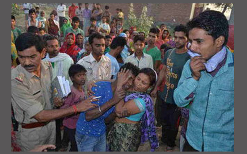 six child burned alive when a house caught fire in bareilly