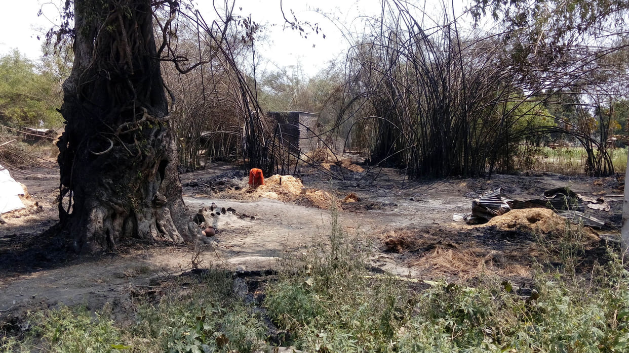 Fireworks spark house burns 20