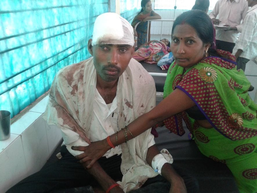 In revenge beating man, serious