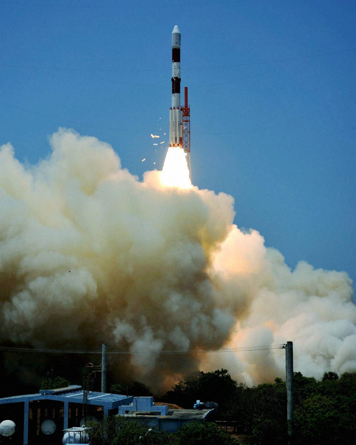 ISROs PSLV-C33 carrying Indias navigation  satellite