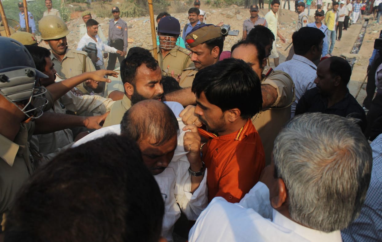 SP MLA buildings demolished in UP.
