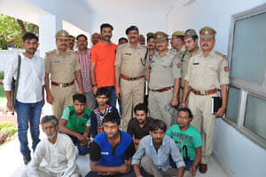 seven arrest in murder