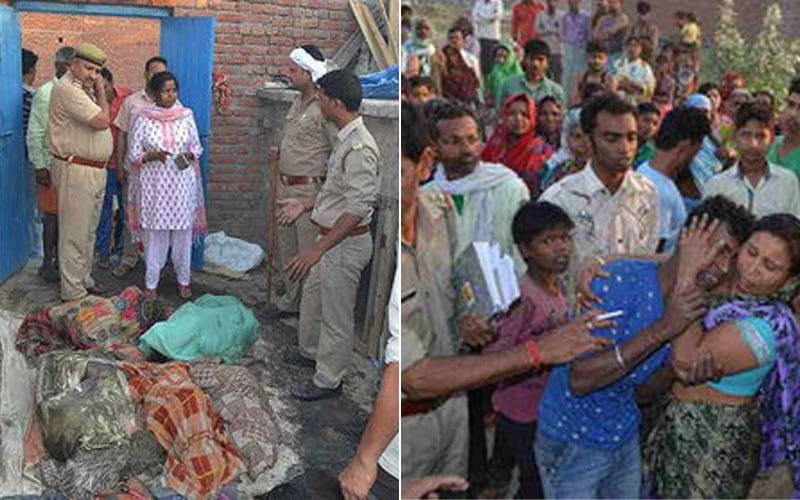 six child burned alive when a house caught fire in bareilly
