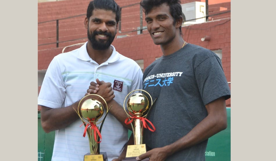 ITF Men's Futures tennis tournament: Vishnuvardhan and n. Sriram Balaji won doubles title