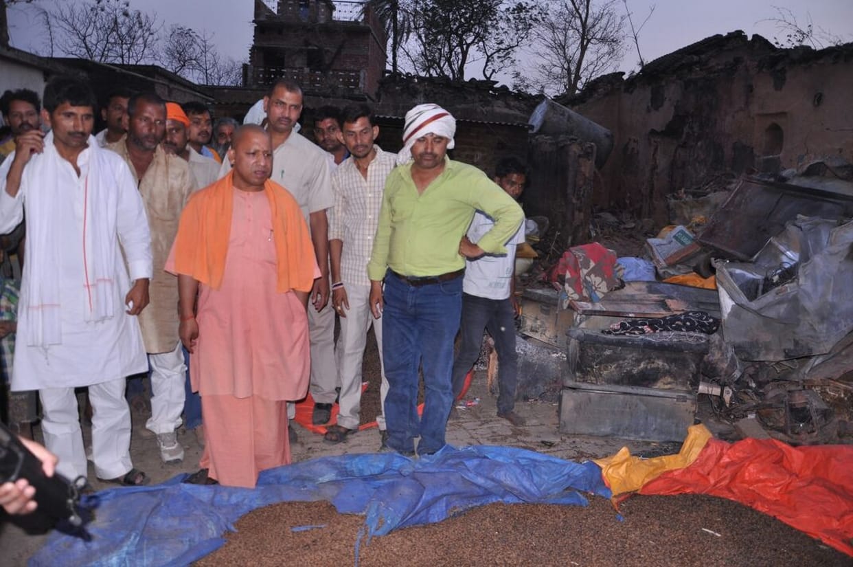 Aaditynath says, administration take action on fire