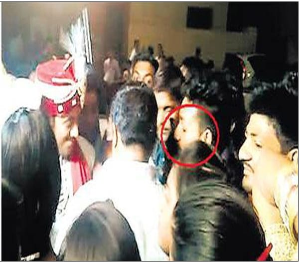 groom injured in firing during marriage ceremony, after being well married to bride