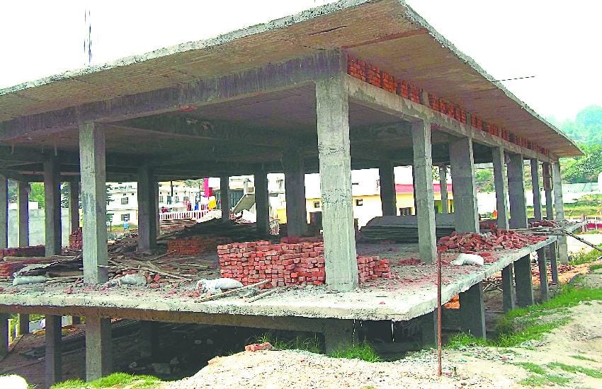 Construction halted