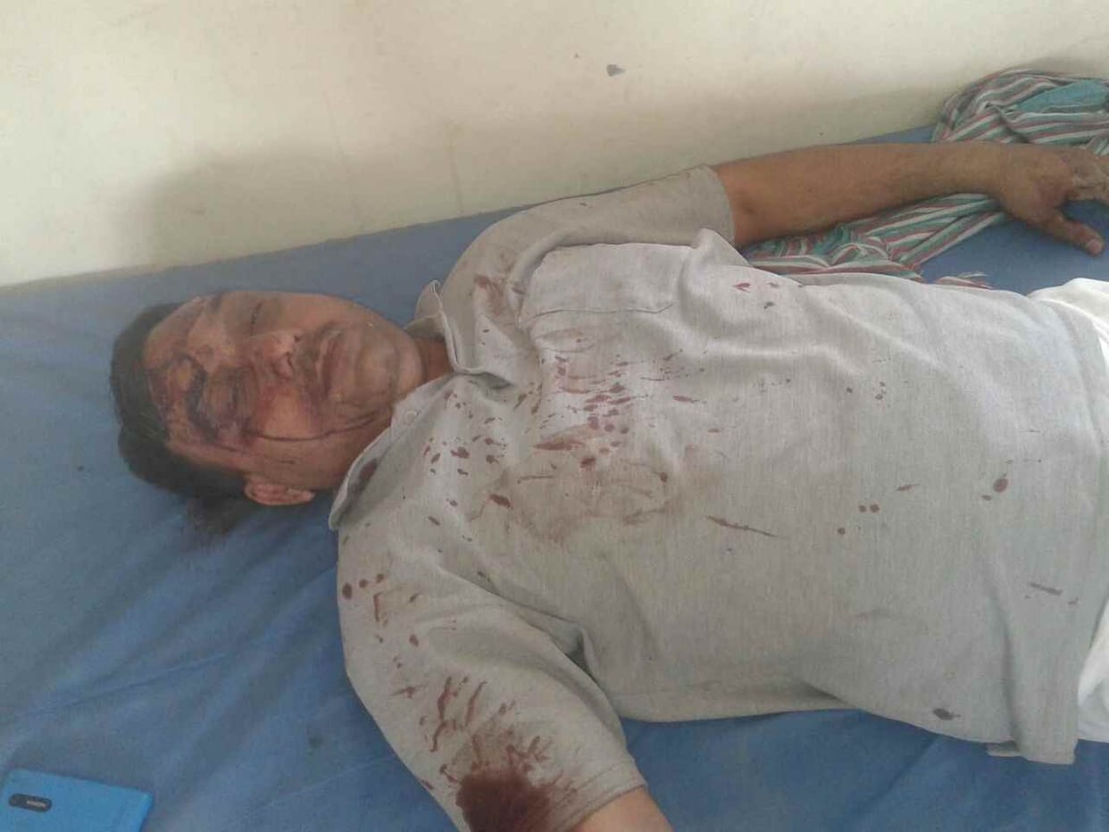 eight are injured in land dispute
