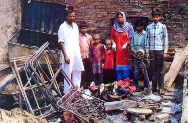 Fire erupted from Nri four Home ash damage millions