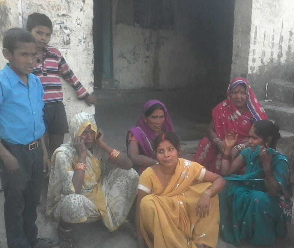 Fire crackers, two girls alive burnt