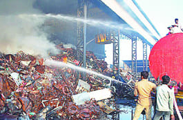 Lack of resources was scorched in the fire