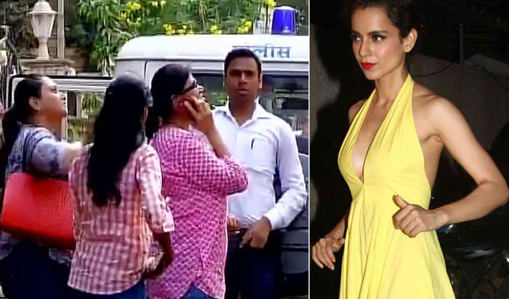 Cops reach Kangana's house to record her statement