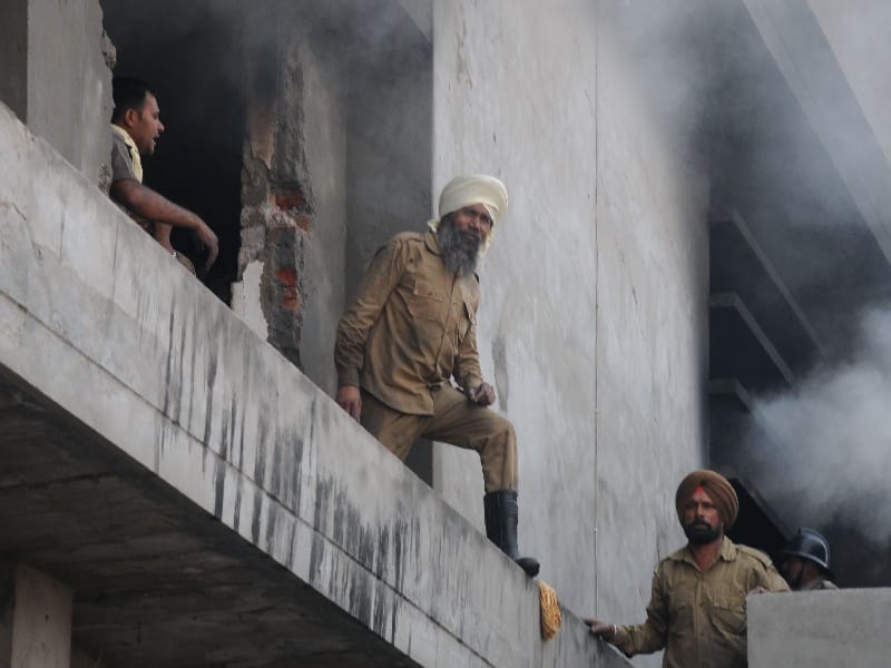 fire, fire in factory in ludhiana, ludhiana factory fire 
