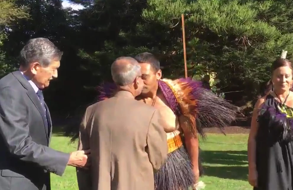 PresidentMukherjee's visit to New Zealand begins this afternoon with traditional Maori welcome