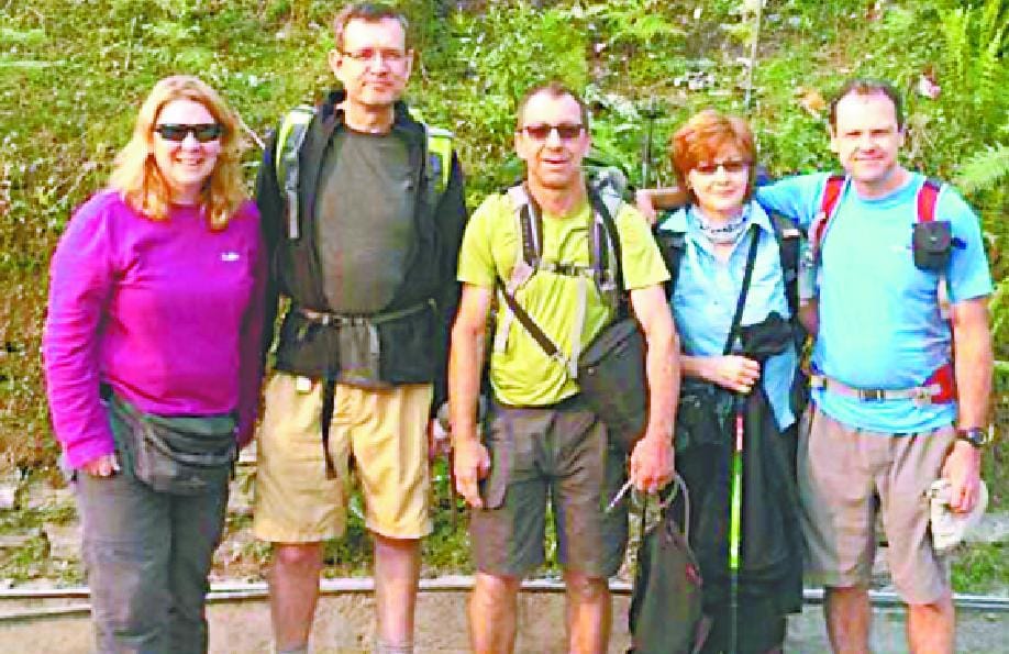 Nanda Devi group of African youth were at tracking
