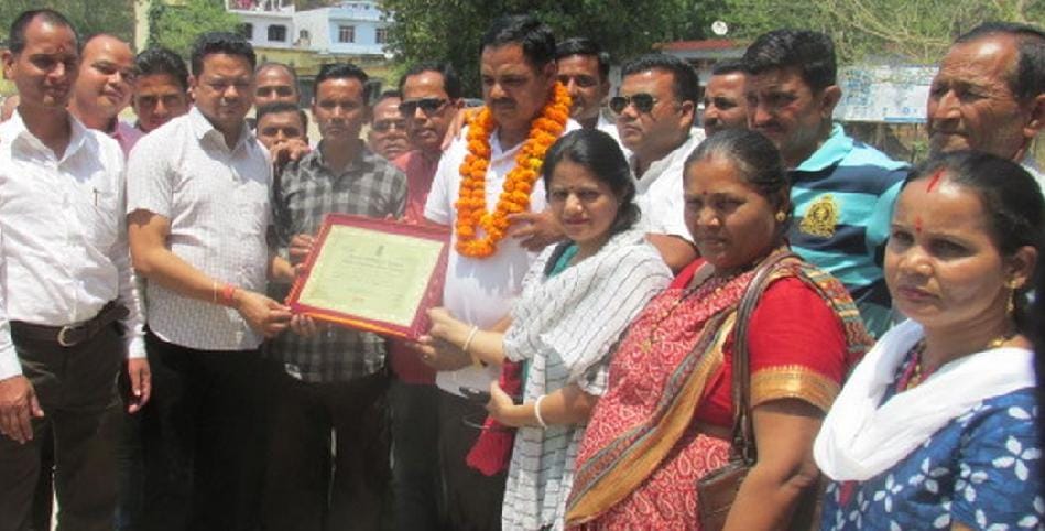 Village head honored