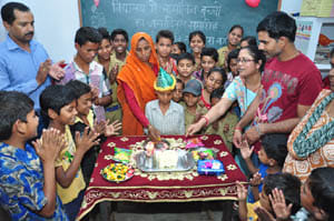 first time amit celebrate birthday