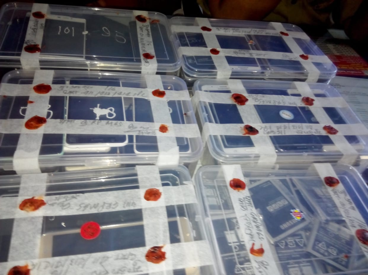 Millions of mobile phone theft recovered, one arrested