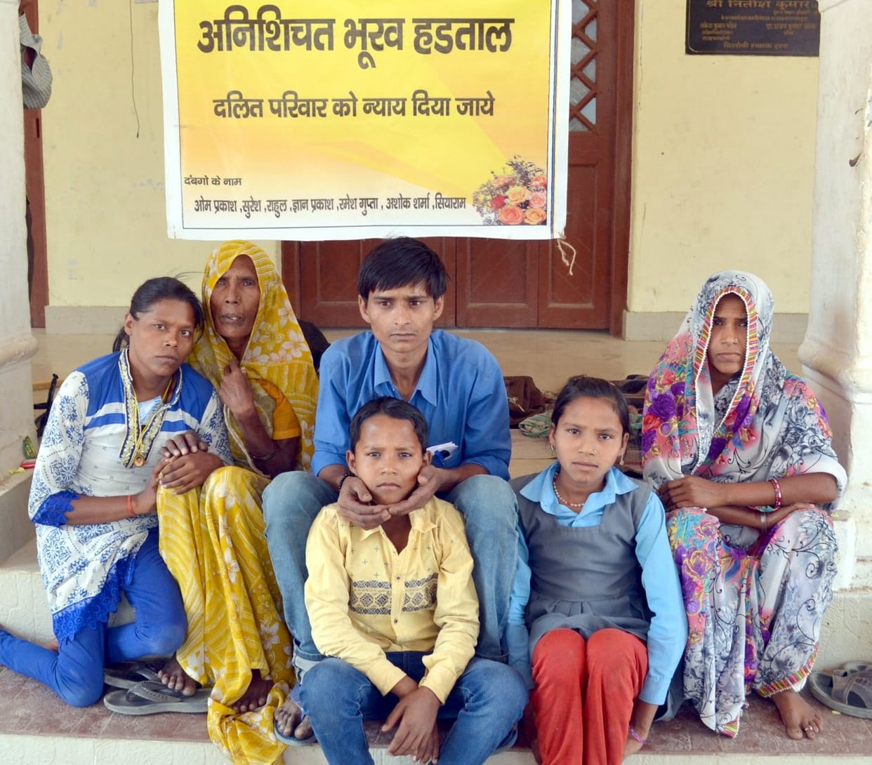 Family on a fast, officers not improve