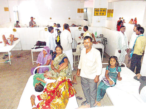 Vomiting, diarrhea, increased number of patients