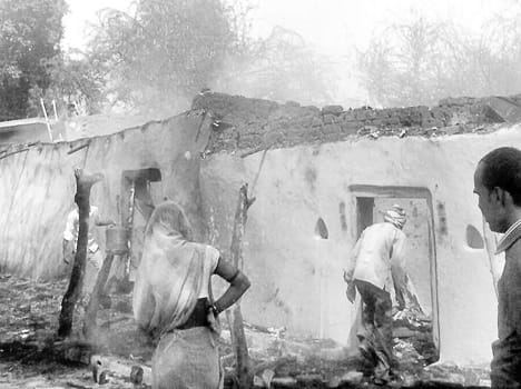 16 house caugth fire