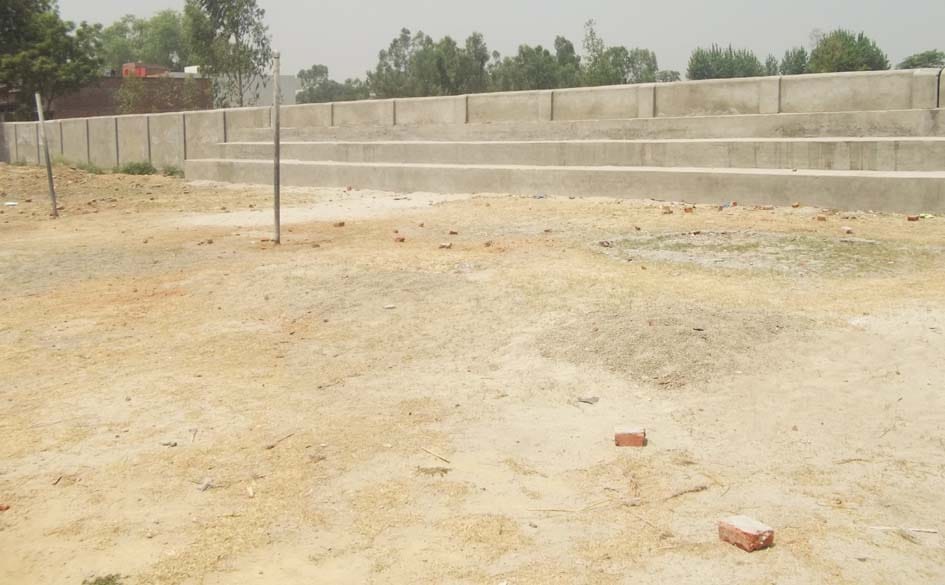 MLA angry complaints Stadium construction work stopped
