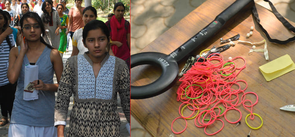 Girls cried in strict checking in NEET 