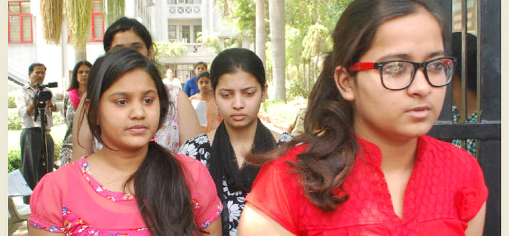 Girls cried in strict checking in NEET 