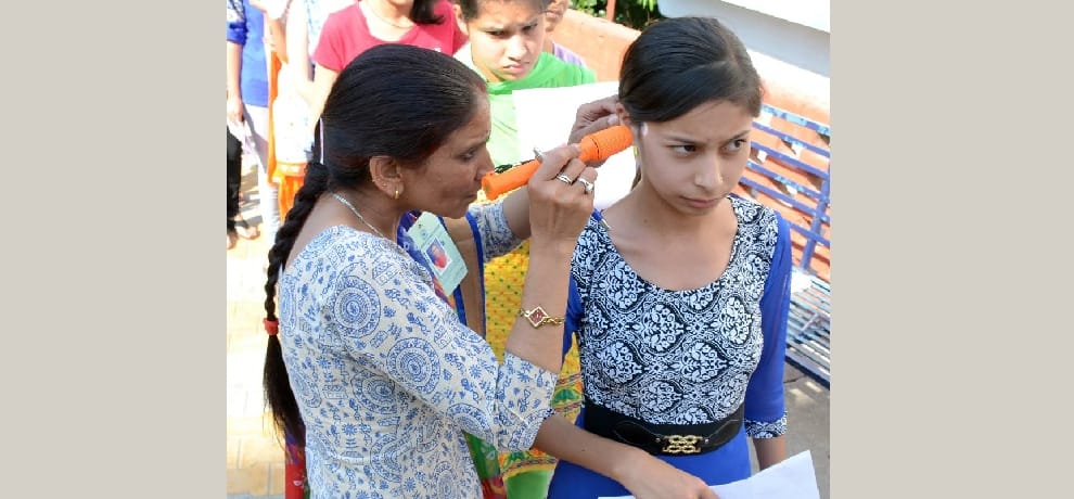checking during National Eligibility cum Entrance Test in himachal, live photos.
